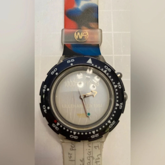 SWATCH Watch Vintage 1996 Atlanta Olympics Dan Jansen Limited Edition Unisex - Picture 3 of 10
